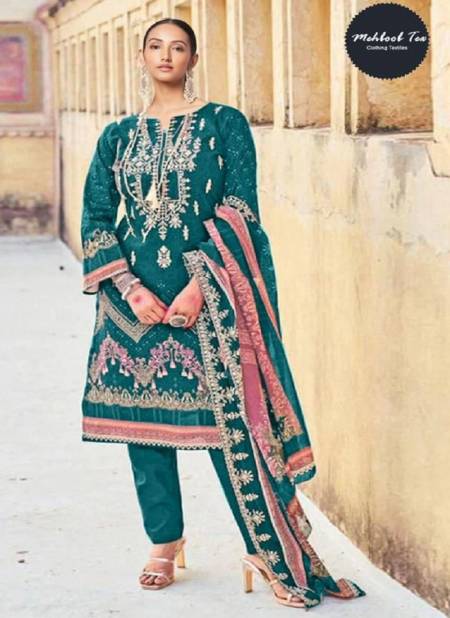 1297 A To C By Mehbbob Tex Cotton Embroidery Pakistani Suits Wholesale Suppliers In India Catalog