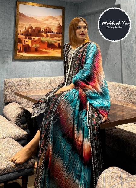 1306 A And B Mehboob Tex Printed Cotton Pakistani Suits Wholesale Suppliers In India Catalog
