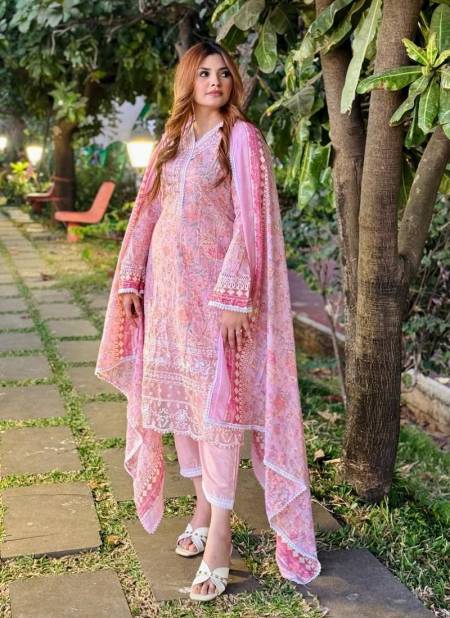 1313 A To D Mehboob Tex Embroidery Pure Cotton Pakistani Suits Wholesale Suppliers In India
 Catalog
