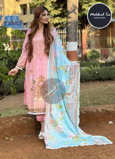 1326 A And B By Mehbbob Tex Cotton Embroidery Pakistani Suits Wholesale Suppliers In India
 Catalog