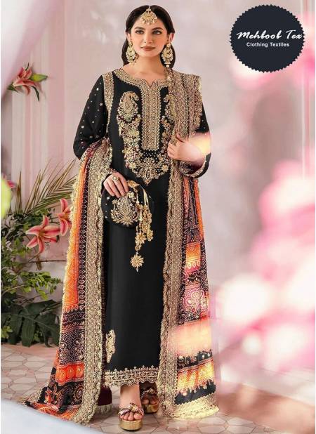 1333 A And D Mehbob tex Embroidery Cotton Pakistani Suits Wholesale Market In Surat
