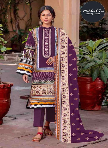 1337 A and D By Mehbbob Tex Chevron Luxury Lawn Self Embroidered Pakistani Suits Wholesale Onilne Catalog