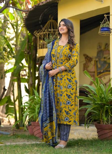 134 By Dhruvi Size Set Rayon Printed Kurti With Bottom Dupatta Wholesale Clothing Suppliers In India
 Catalog