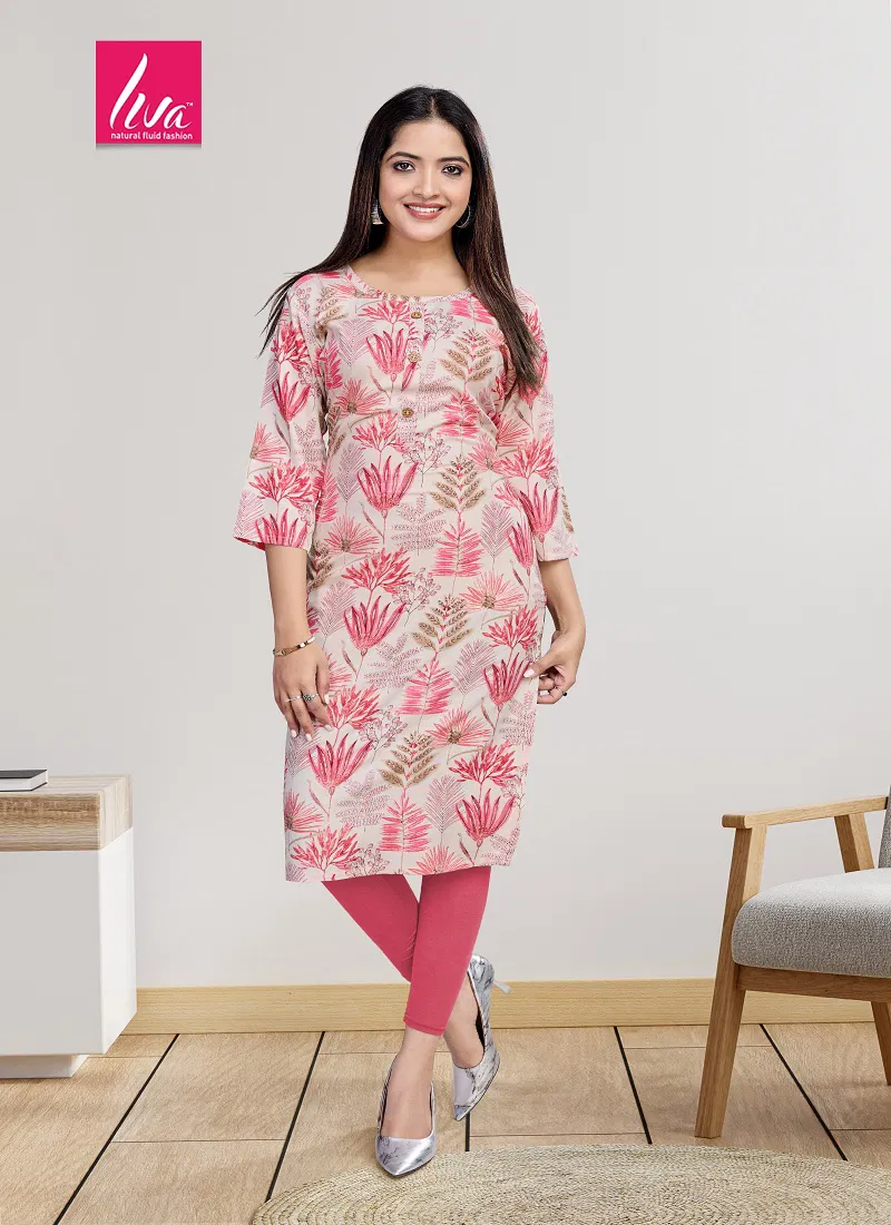 2 Selvi Ultra Premium Rayon Foil Printed Kurti Wholesalers In Delhi Catalog