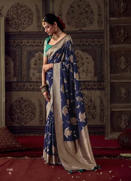 1488 Roopkala Pure Dola Silk Wedding Sarees Wholesale Price In Surat
 Catalog