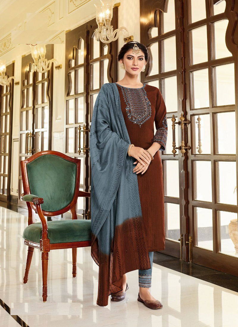 Copper Stone Vol 13 Regular Wear Wholesale Stitched Salwar Kameez