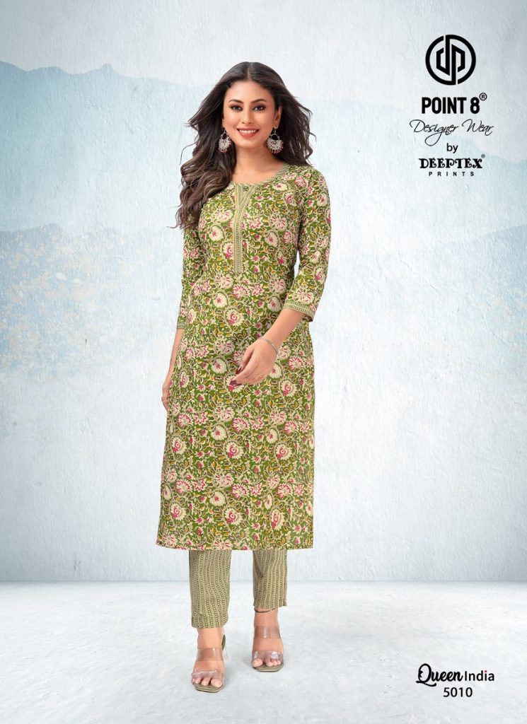 Deeptex Queen India Vol 5 Kurti With Pant Readymade Collections