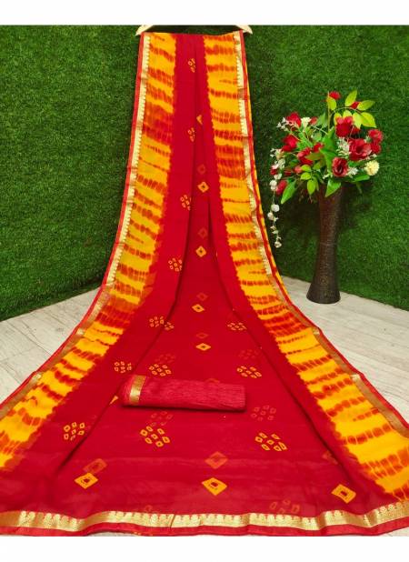 Mahek 38 Latest Fancy Casual Wear Designer Georgette Printed Saree Collection Catalog