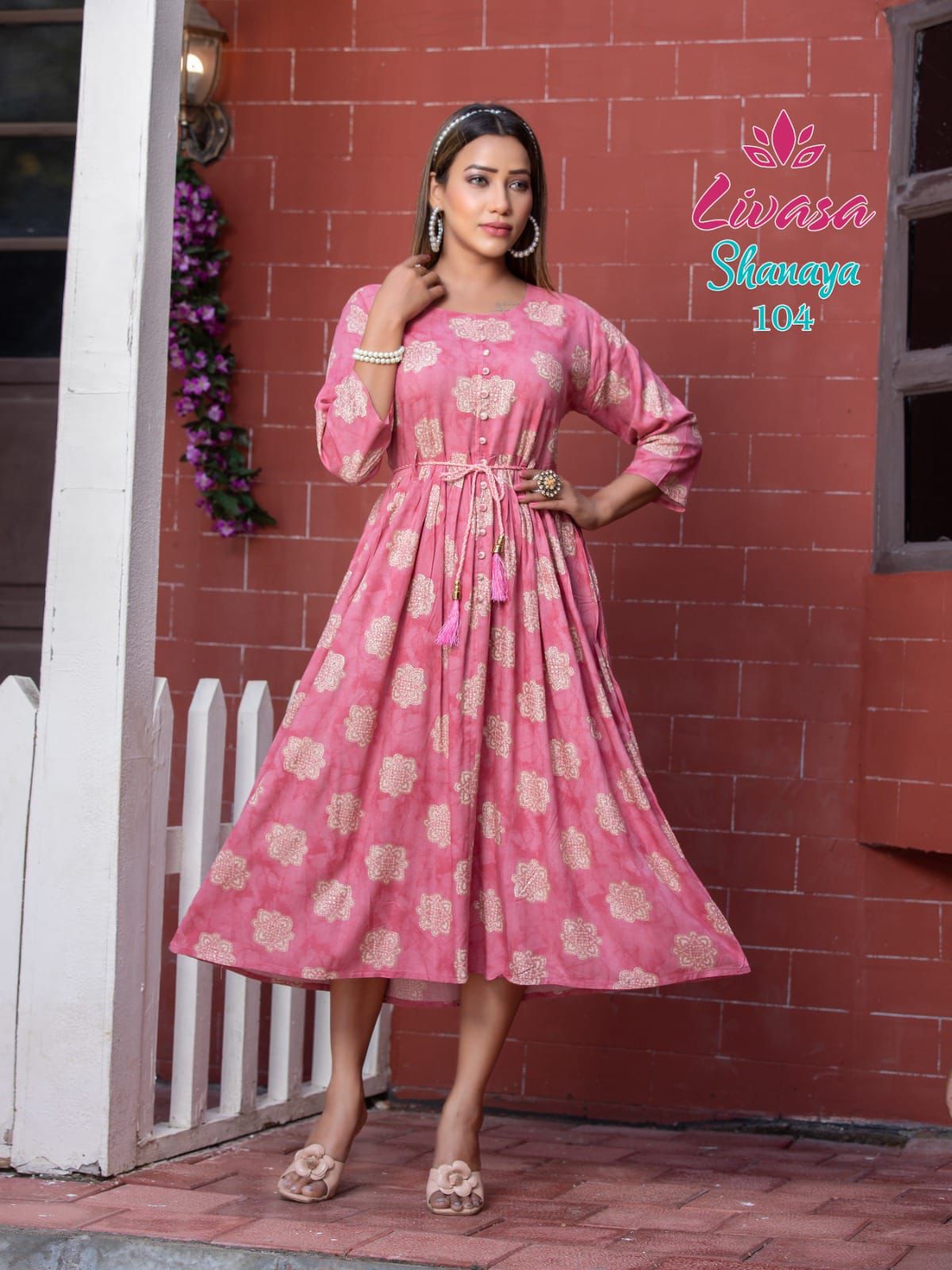 Livasa Shanaya 104 Party Wear Kurtis Catalog
