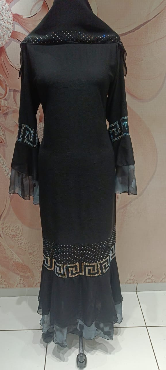 harir maqsoor Ms Diamond work Fancy Wear Wholesale Abaya Collection