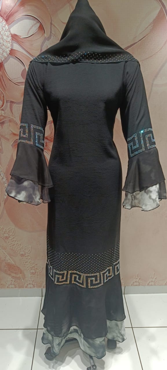 harir maqsoor Ms Diamond work Fancy Wear Wholesale Abaya Collection