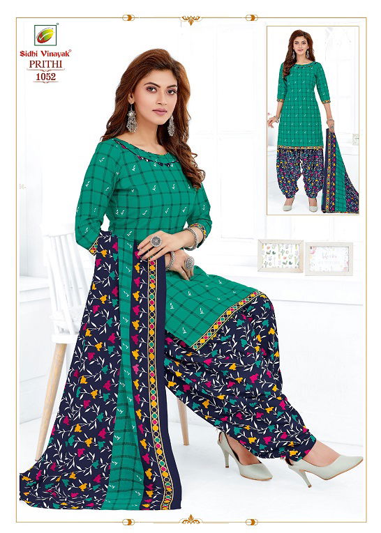 Sidhi Vinayak Prithi 1 Printed Cotton Ethnic Wear Ready Made Dress Collection