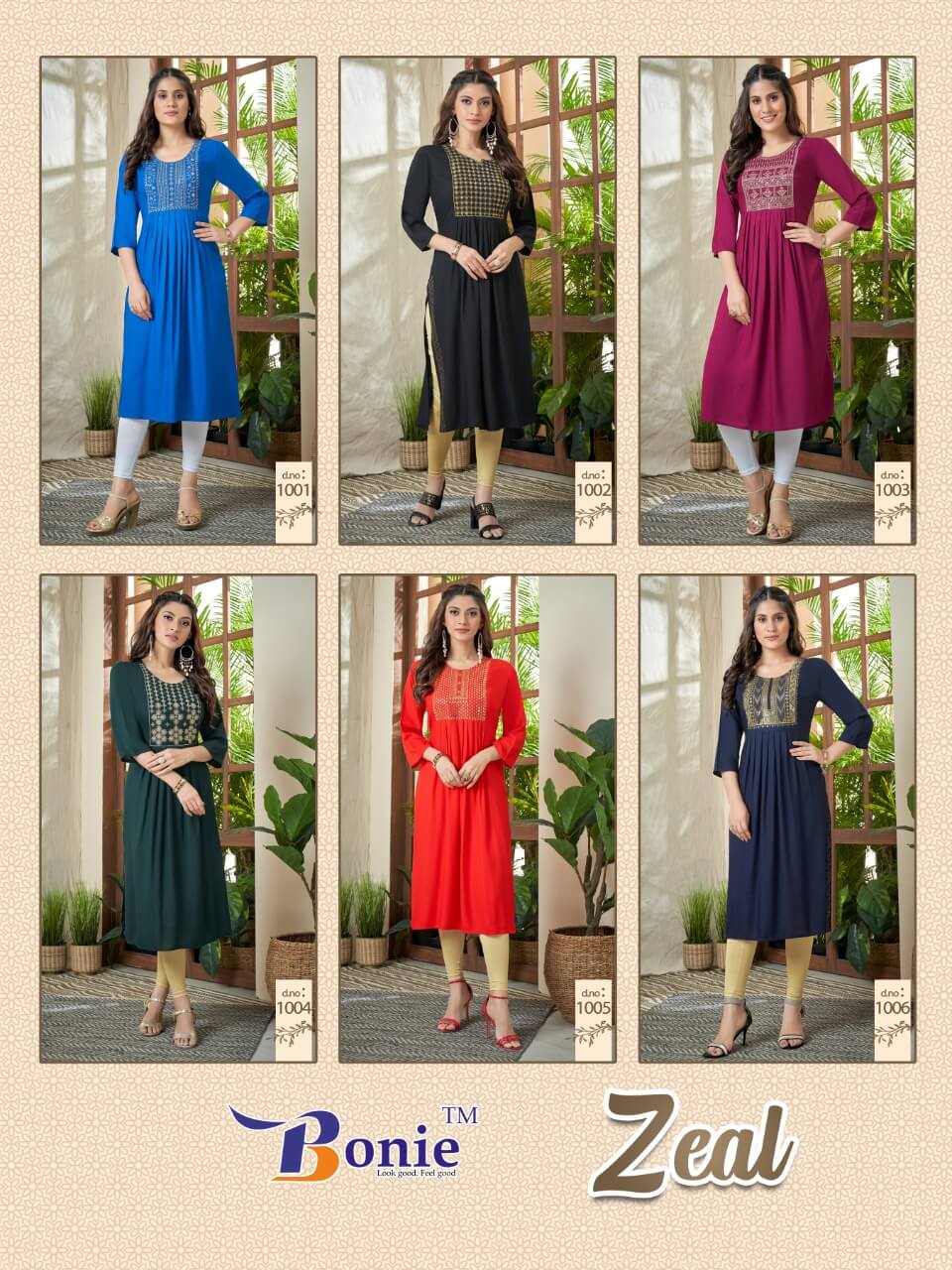 Bonie Zeal Nyra Cut Exclusive Wear Designer Wholesale Kurti Collection