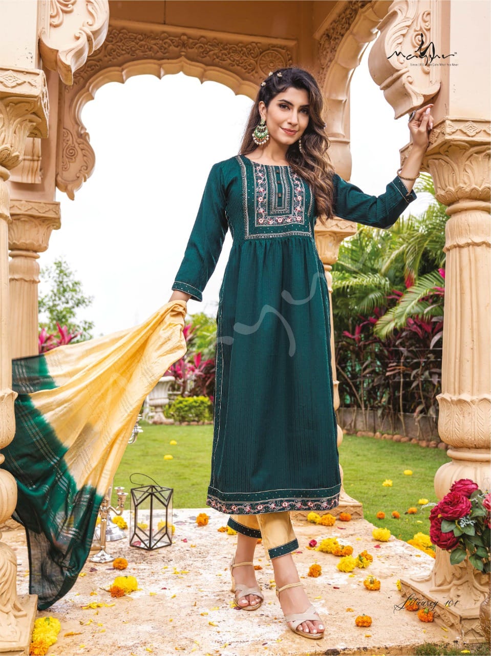 Mayur Sitaarey Ready Made Wholesale Suit Collection