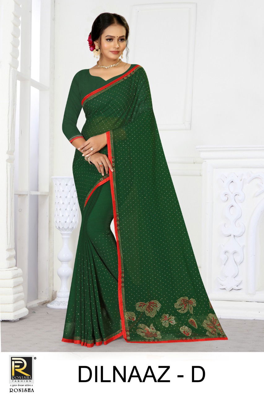 Ronisha Dilnaaz Beautiful Designer Wholesale Saree Collection 