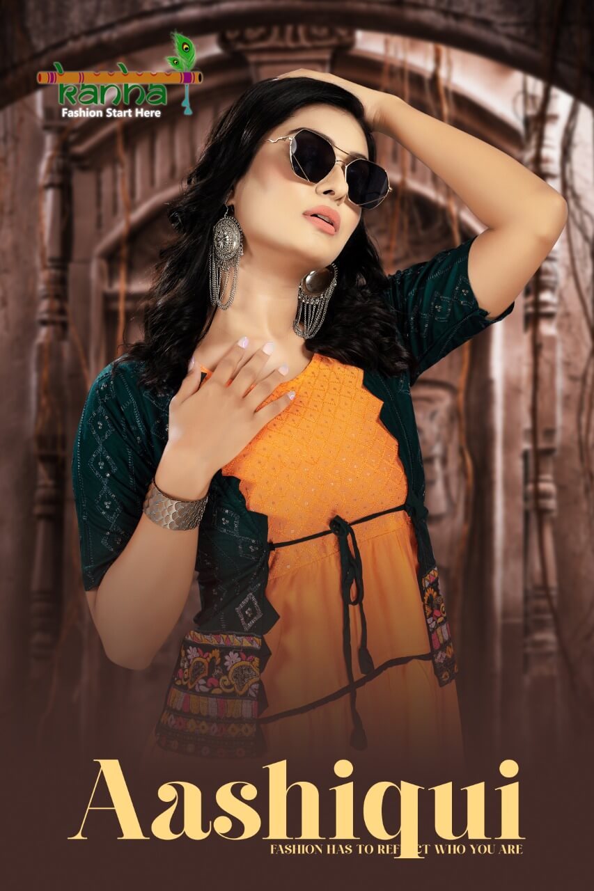 Kanha Aashiqui Fancy Wear Wholesale Long Kurti Collection