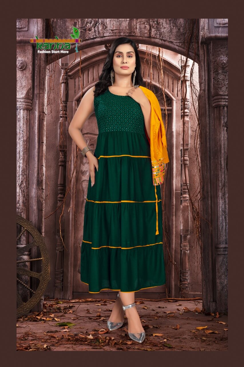 Kanha Aashiqui Fancy Wear Wholesale Long Kurti Collection