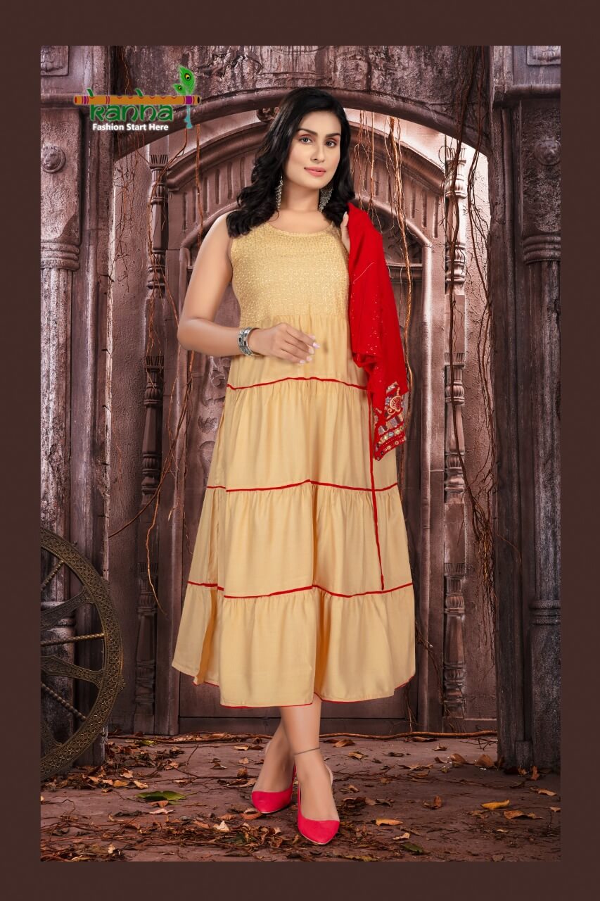 Kanha Aashiqui Fancy Wear Wholesale Long Kurti Collection