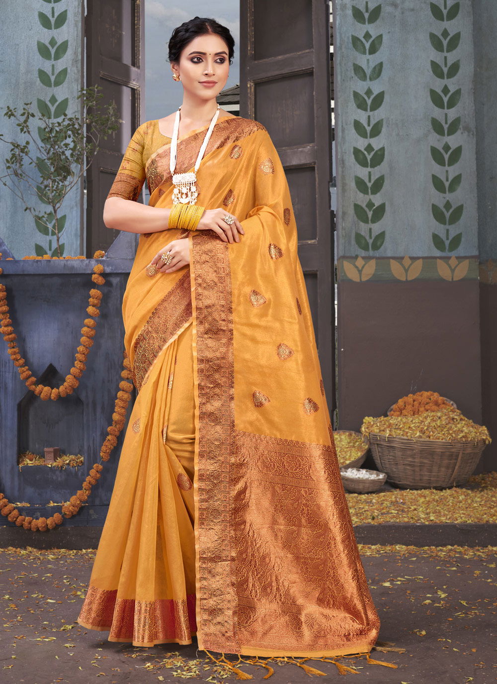 Sangam Padmini 2  Rich Pallu Wholesale Saree Collection	