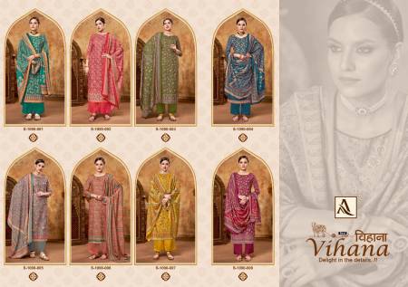 Alok Vihana Pashmina Wholesale Dress Material Collection
