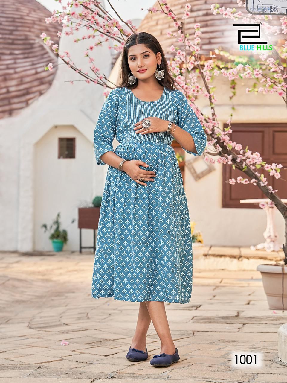 Blue Hills Good news Special Edition Feeding Wholesale Kurti Collection