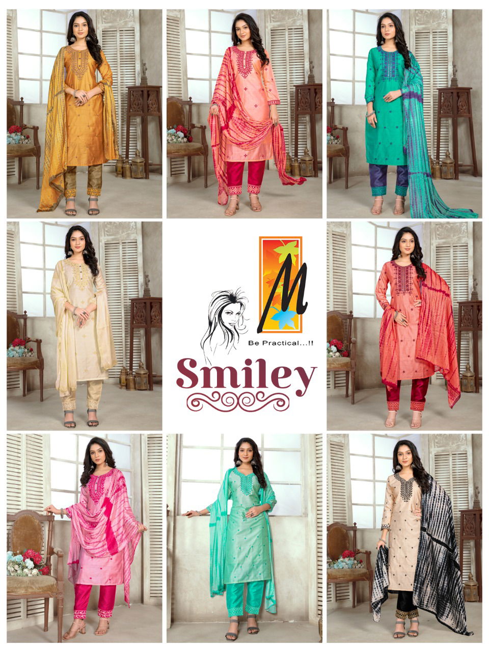 Master Smiley Fancy Designer Wear Wholesale Readymade Salwar Suits Catalog