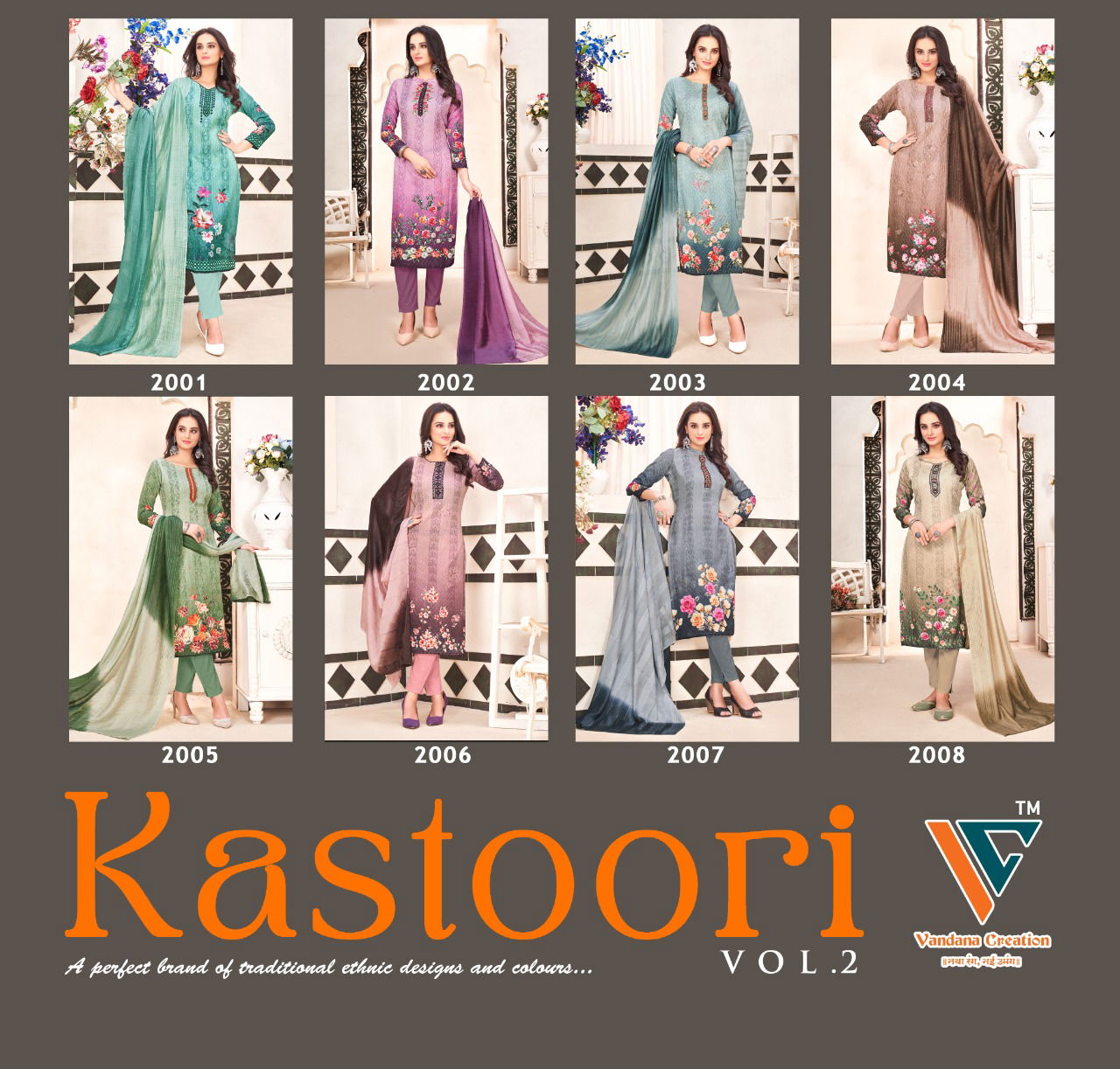 Vandana Kastoori Vol 2 Casual Wear Wholesale Cotton Dress Material Catalog