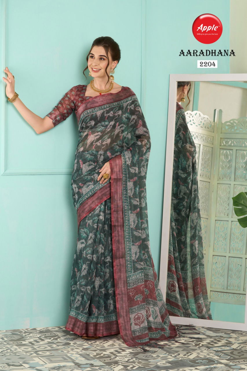 Apple Aaradhana Vol 22 Casual Wear Wholesale Printed Designer Sarees