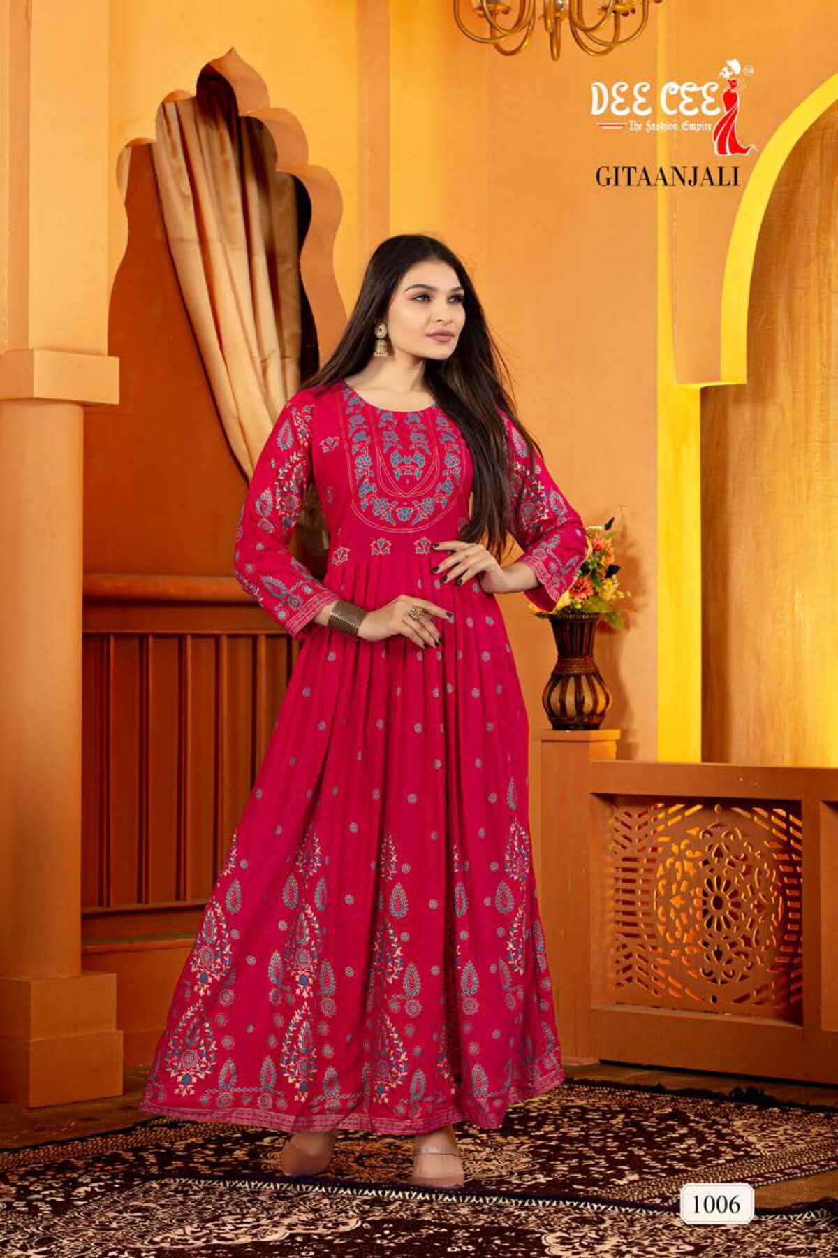 Deecee Gitaanjali Festive Wear Wholesale Designer Anarkali Kurtis Catalog