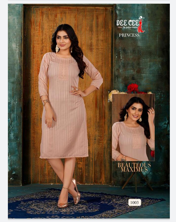 Deecee Princess Regular Wear Wholesale Designer Kurtis