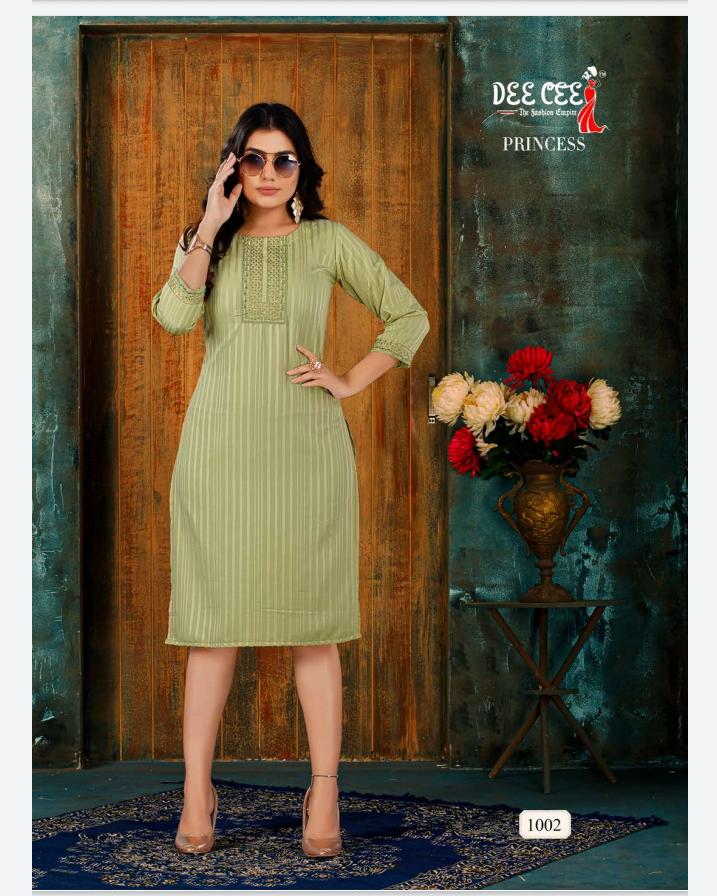 Deecee Princess Regular Wear Wholesale Designer Kurtis