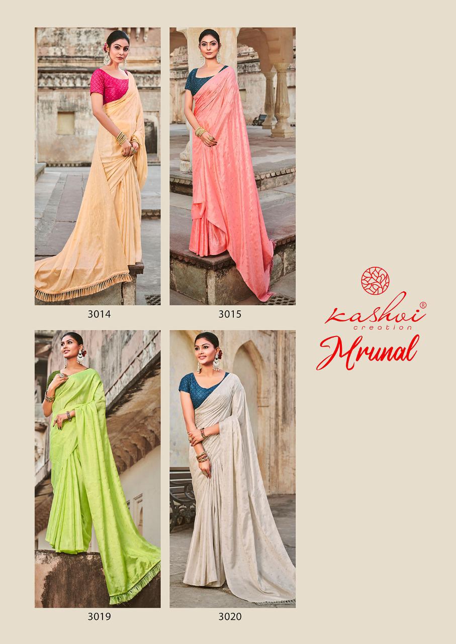 Kashvi Mrunal Exclusive Designer Wholesale Party Wear Sarees Catalog