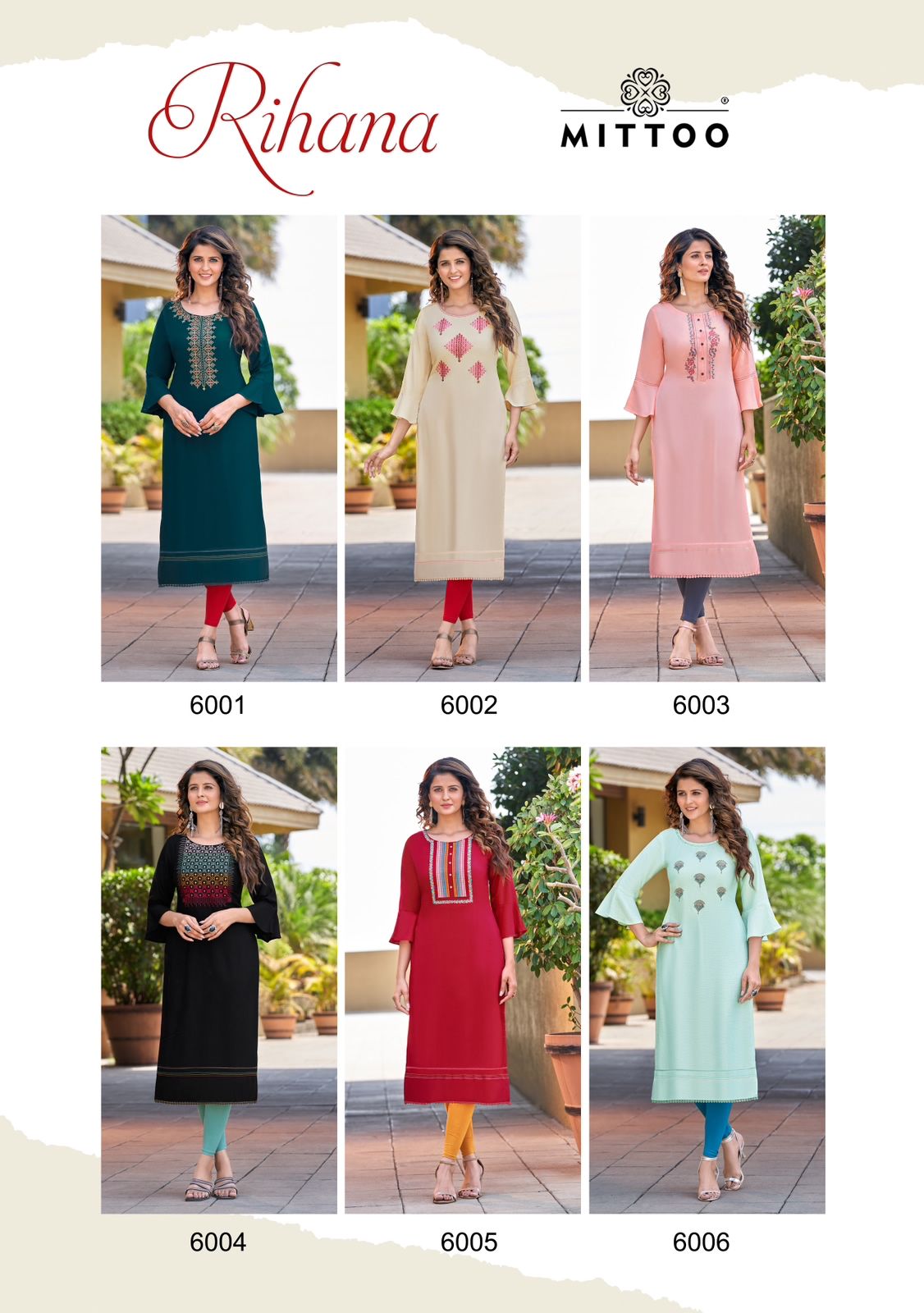 Mittoo Rihana Fancy Ethnic Wear Wholesale Designer Kurtis Catalog