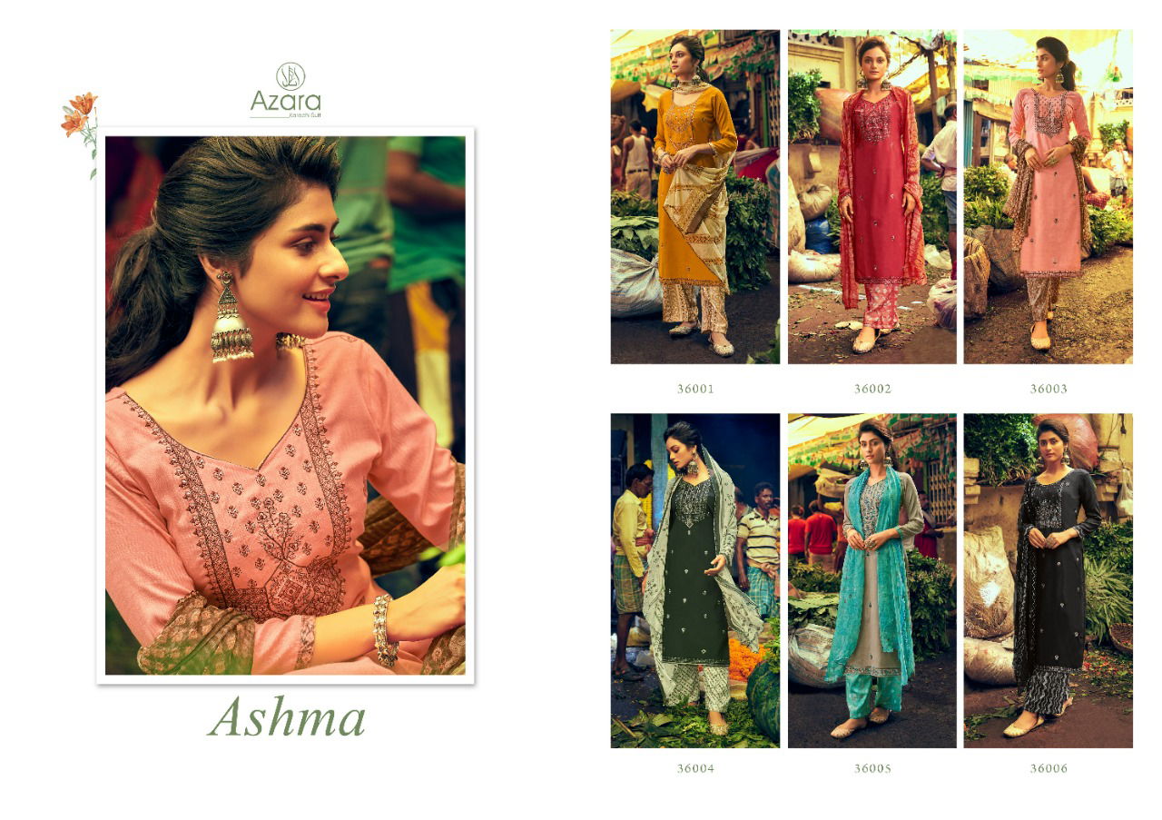 Radhika Azara Ashma Fancy Designer Wear Wholesale Cotton Dress Material Catalog