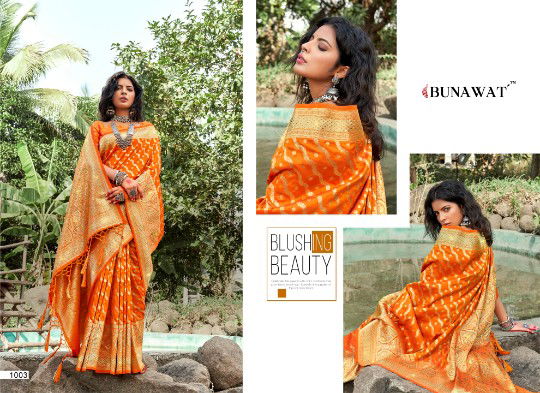 Bunawat Raj Kanya Festive Wear Wholesale Banarasi Silk Sarees