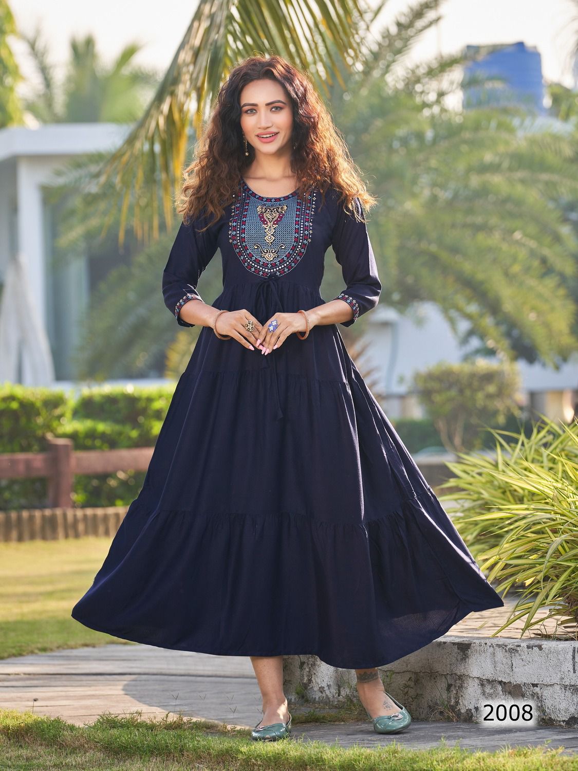 Blue Hills Sun Burn Wholesale Printed Anarkali Kurtis Catalog