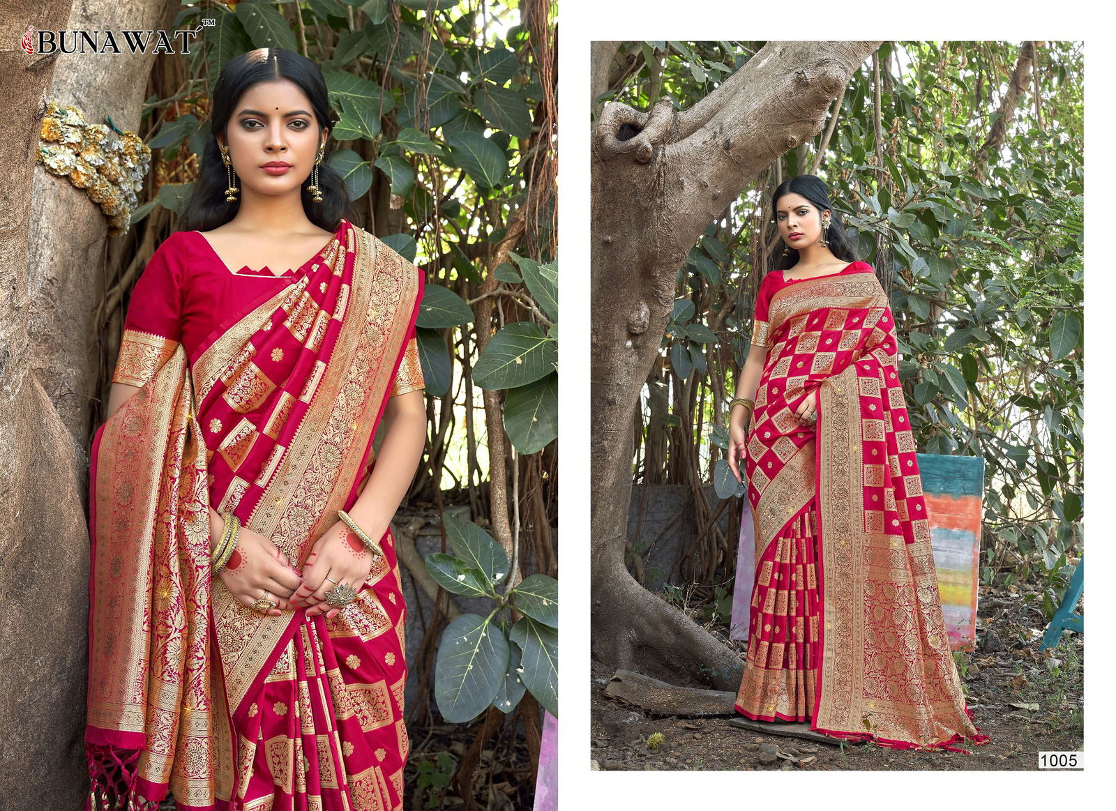 Bunawat Mrignyani Wholesale Designer Banarasi Silk Saree Catalog