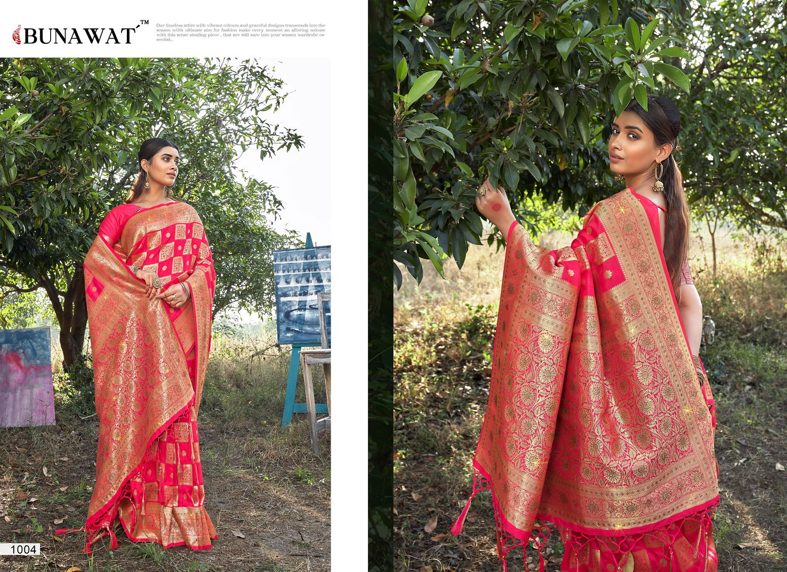 Bunawat Mrignyani Wholesale Designer Banarasi Silk Saree Catalog