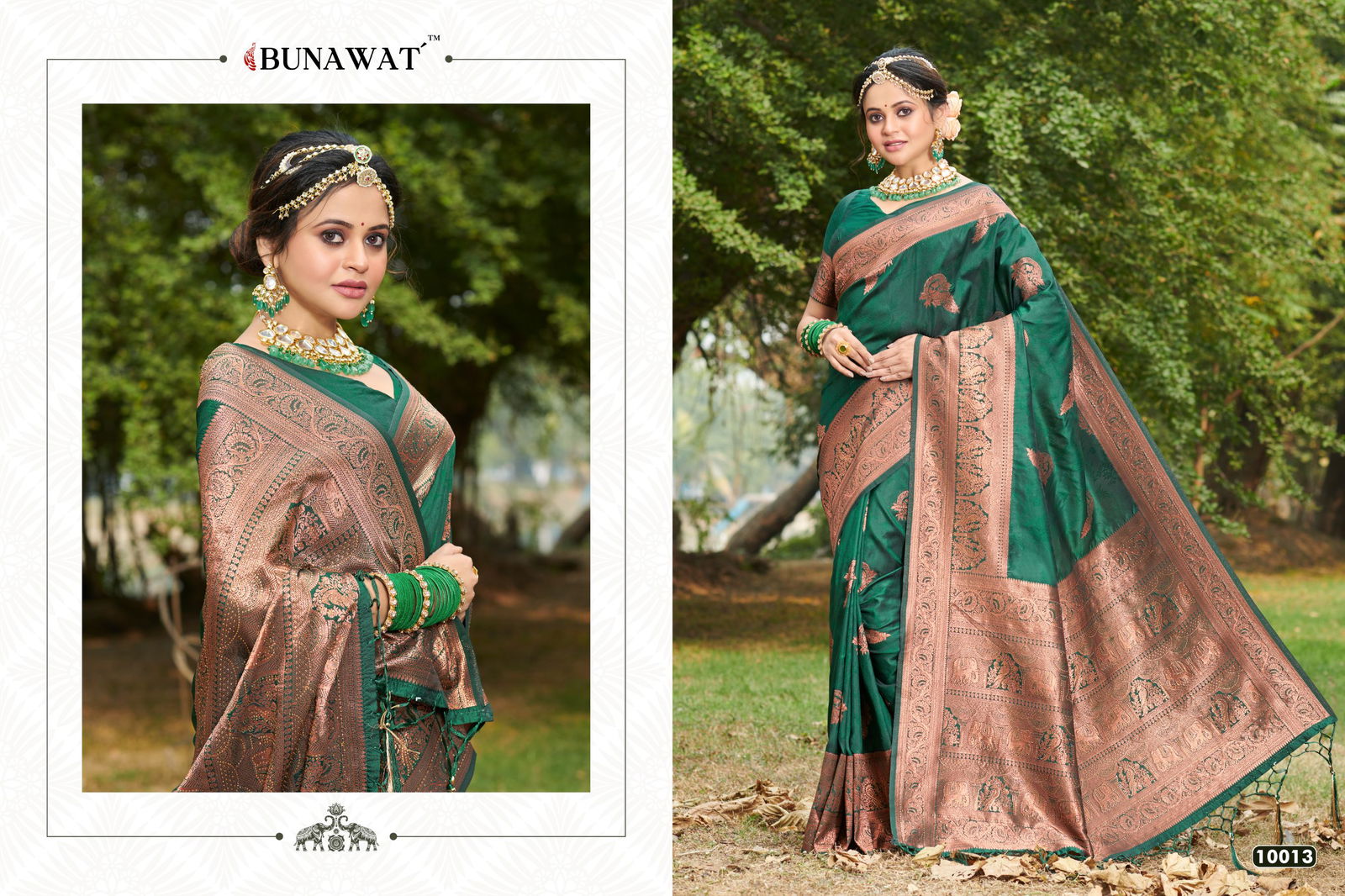 Bunawat Sungrace Ethnic Wear Wholesale Banarasi Silk Saree Catalog