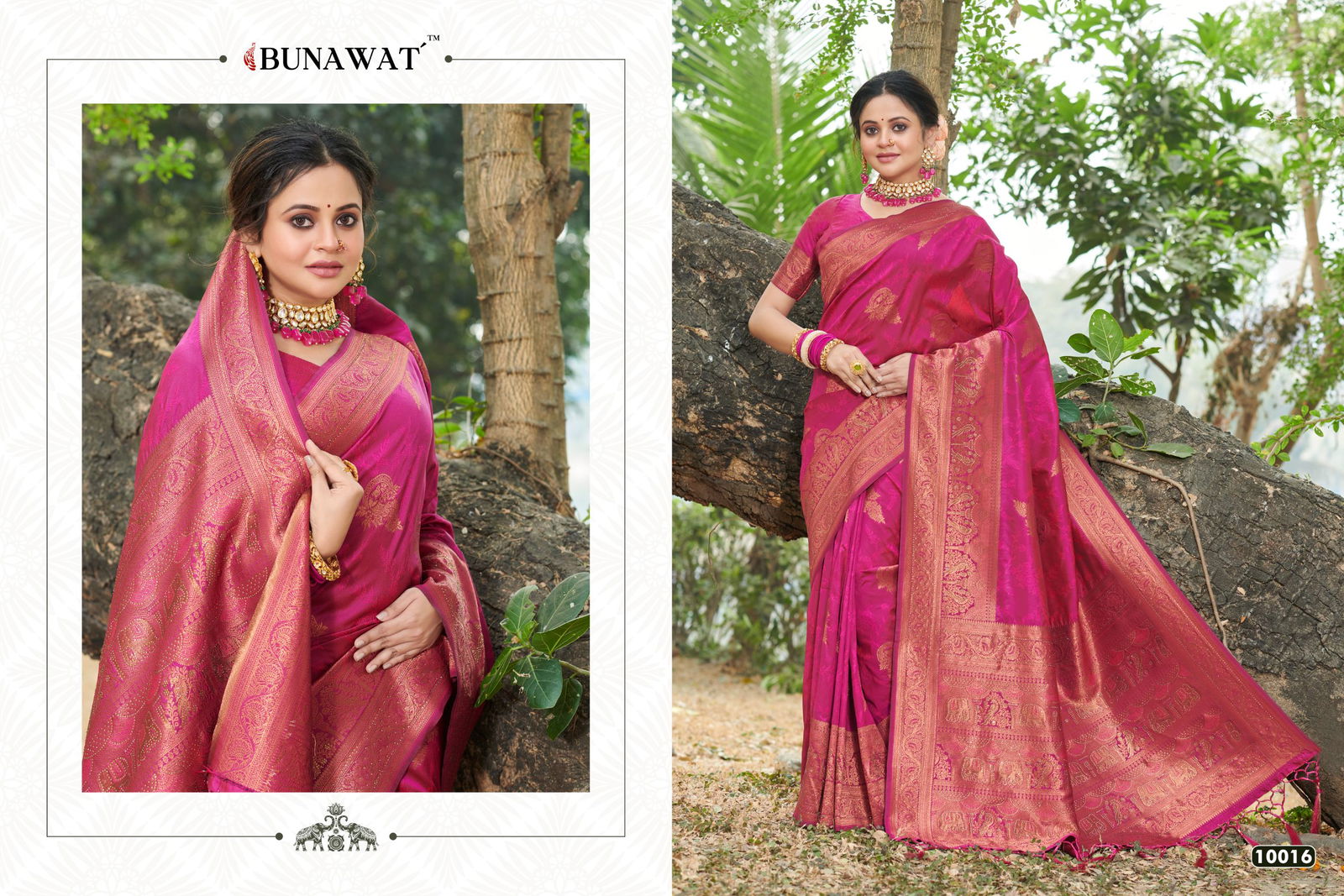 Bunawat Sungrace Ethnic Wear Wholesale Banarasi Silk Saree Catalog