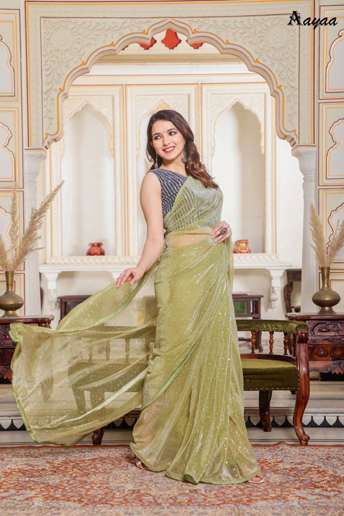 Aayaa Aaradhna Vol 6 Wholesale Party Wear Sarees Catalog