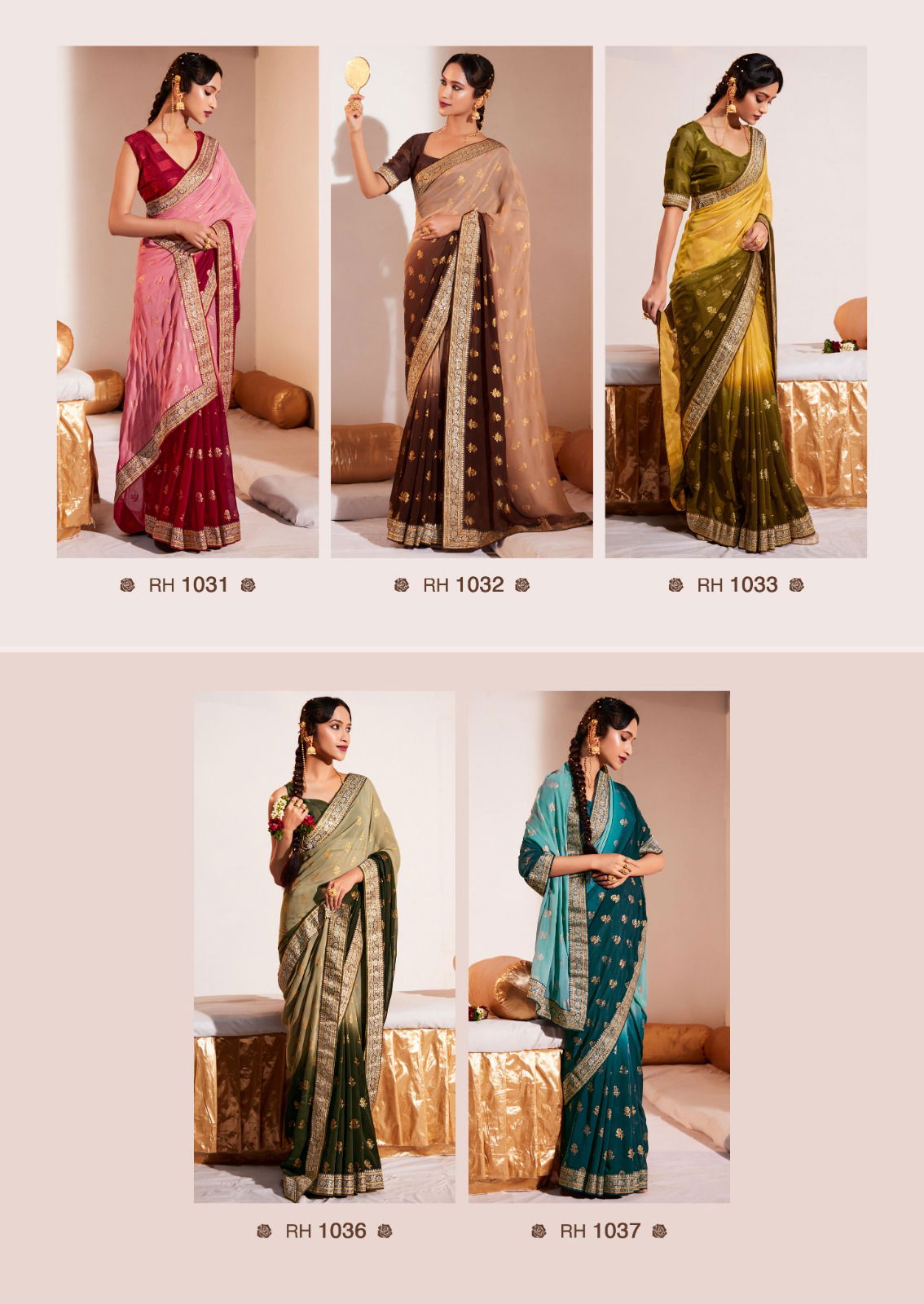 Stavan Rihana 7 Festive Wear Wholesale Georgette Sarees Catalog