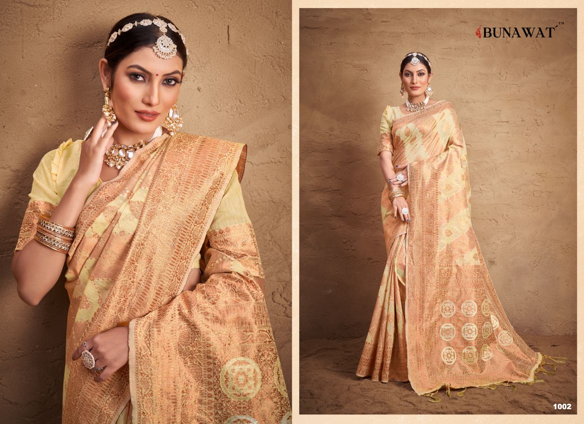 Bunawat Vibha Colors Wholesale Wedding Sarees Catalog