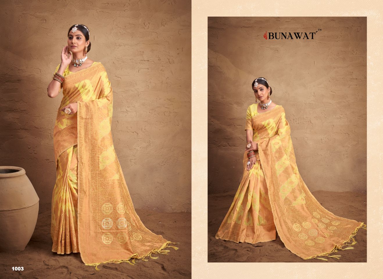 Bunawat Vibha Colors Wholesale Wedding Sarees Catalog