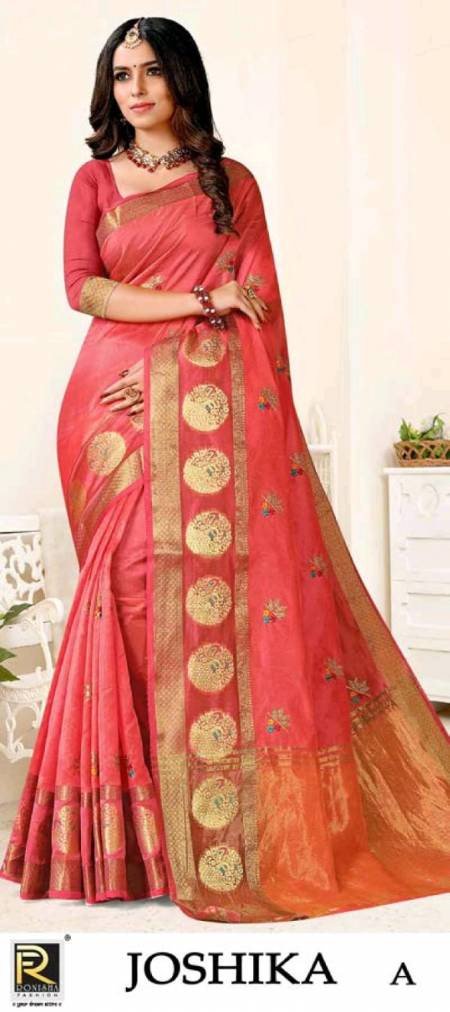 Ronisha Joshika Colors Wholesale Banarasi Silk Saree Catalog
