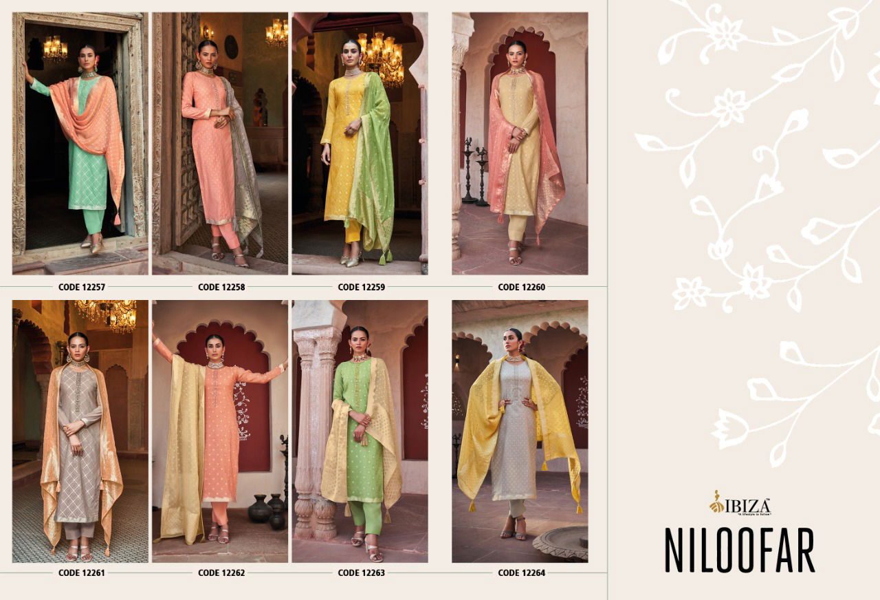 Ibiza Niloofar 12257-12264 Wholesale Designer Salwar Kameez