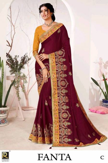 Fanta By Ronisha Colors Wedding Sarees Catalog