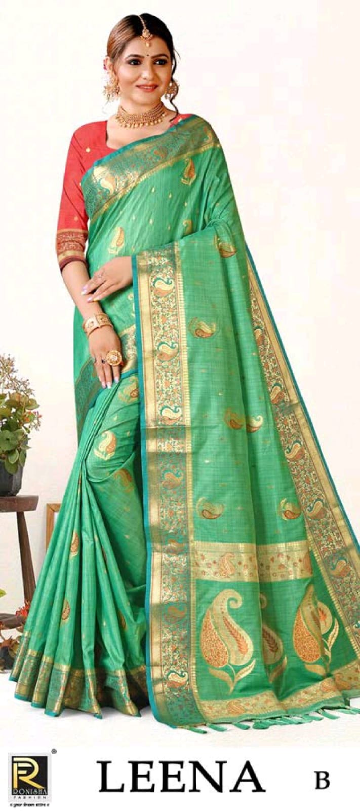 Leena By Ronisha Banarasi Silk Sarees Catalog