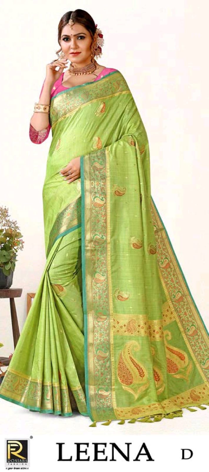 Leena By Ronisha Banarasi Silk Sarees Catalog