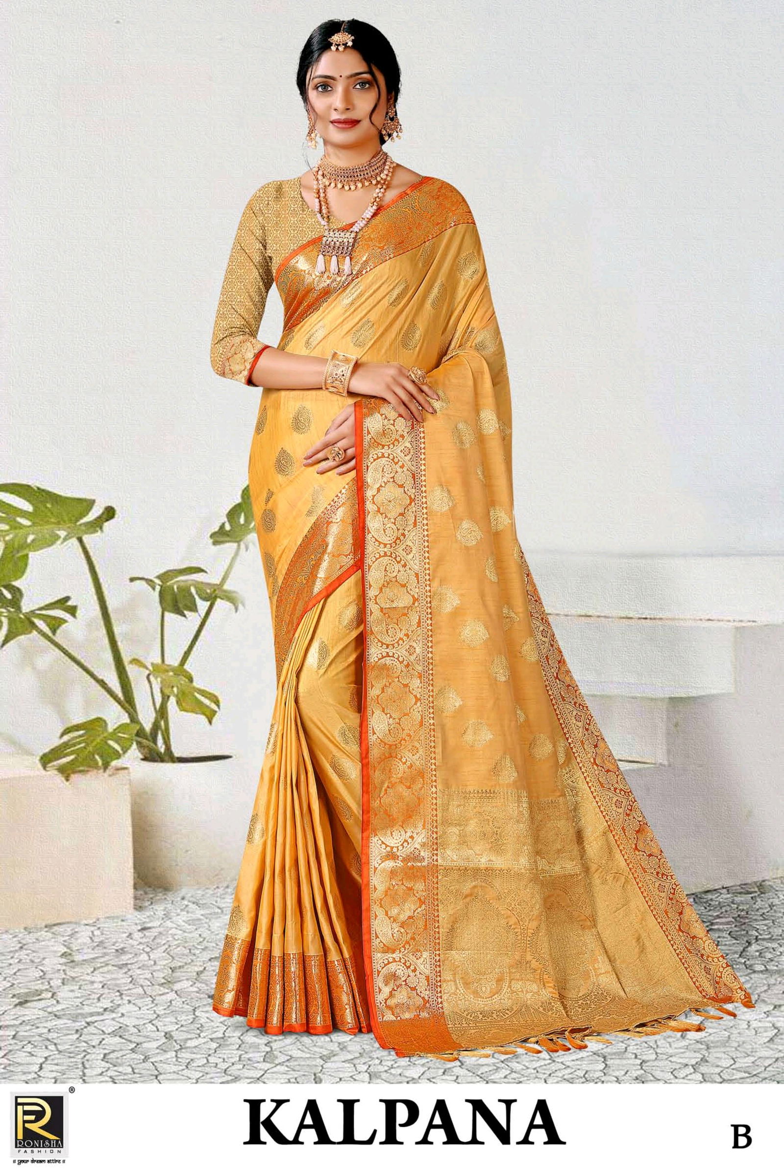 Kalpana By Ronisha Colors Banarasi Silk Sarees Catalog